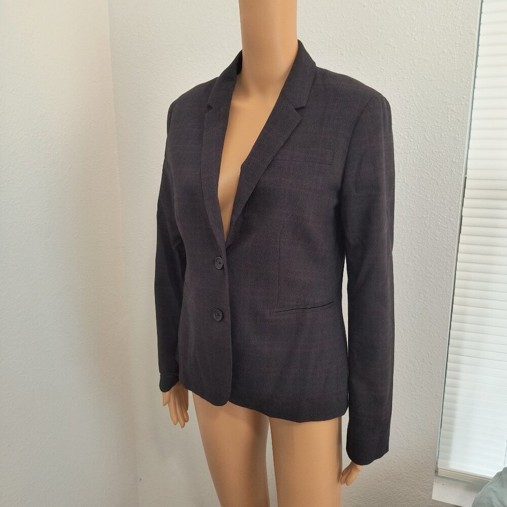 Banana Republic Black Checked Blazer
